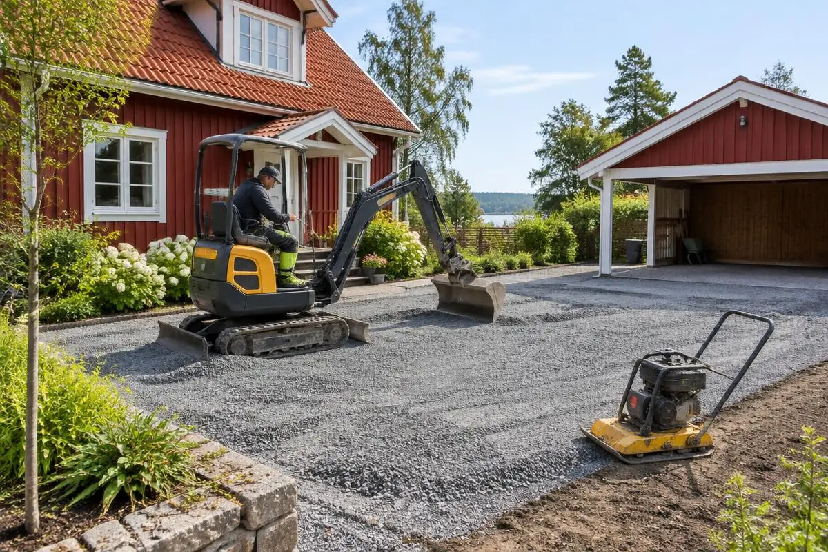 Gräva för parkering